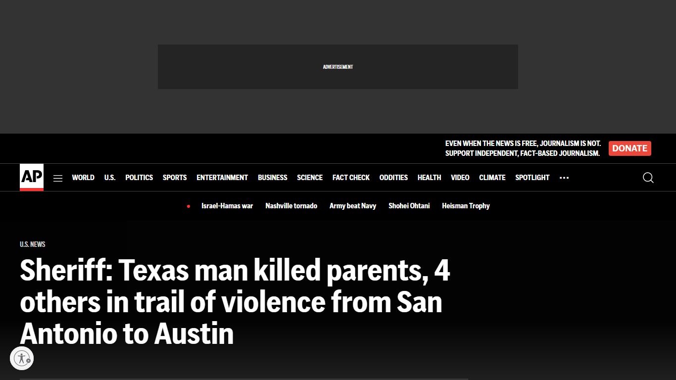 Texas shooting spree: Gunman's parents among 6 dead in attacks, sheriff ...
